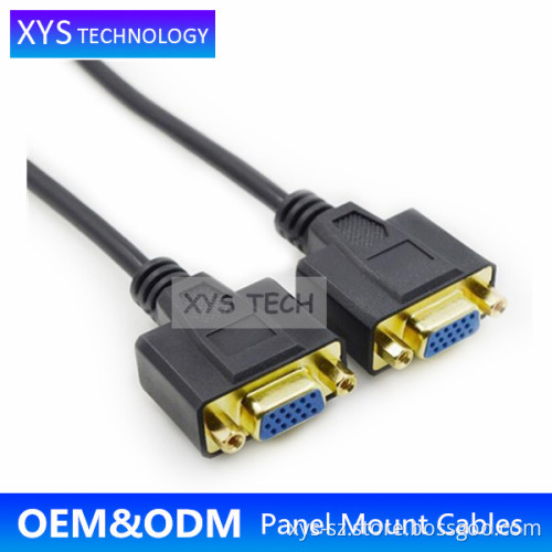 XYS TECH VGA female to female Panel Mount Cable Alibaba Website/